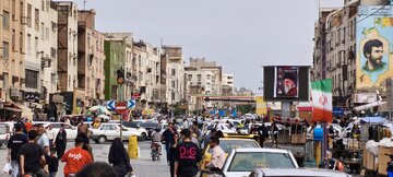 گزارش تصویری : 28 اسفند ماه ؛ یک روز عادی مردم اهواز در بجبوجه جنگ