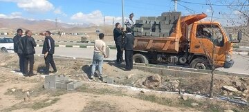 آزادسازی ۱۳۰۰مترمربع از اراضی دولتی در قزوین
