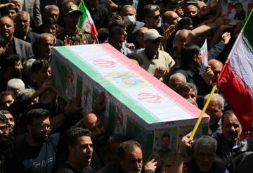 وداع باشکوه اردبیلی ها با پیکر پاک شهید امنیت