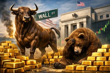 پیشبینی وال استریت از قیمت طلا در هفته آینده/ طلا چه سطح قیمتی را تجربه میکند؟