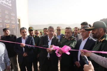 افتتاح دهکده اقتصاد مقاومتی سرلشکر شهید غلامرضا سلیمانی در لرستان
