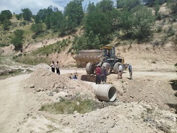 رفع مشکل ۱۵ ساله روستای آب لاران شهرستان لردگان
