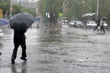 رگبار، تگرگ و باد شدید در راه قزوین