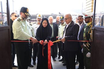 ساختمان جدید ایست و بازرسی گلوگاه شهید میرزایی بندرعباس به بهره برداری رسید