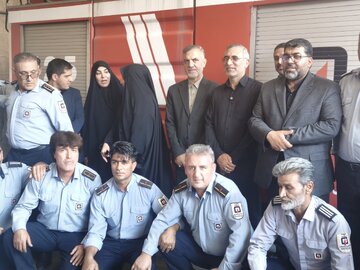 آتشنشانی صالحیه از واحد به سازمان ارتقا یافت