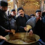 آیین سنتی طشتگذاری در بقعه شیخ صفیالدین اردبیلی برگزار شد