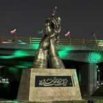 رونمایی از المان فاخر غدیر در مشهد؛ نمادی ماندگار از فرهنگ ولایت در ورودی شهر
