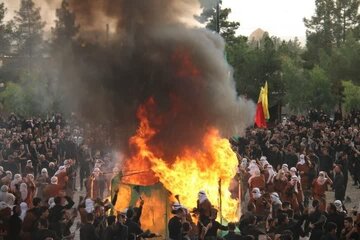 سه آیین معنوی ثبت ملی محرم در سرخه برگزار شد