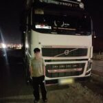 کامیون کشنده با رانندگی نوجوان ۱۵ساله توقیف شد