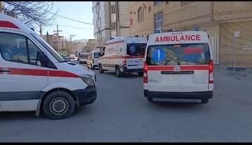 اعزام ناوگان اورژانس ۱۱۵ لرستان برای پوشش مراسم تشییع رهبر