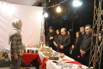 افتتاح نمایشگاه صنایعدستی در سمنان همزمان با آئین بدرقه رهبر شهید