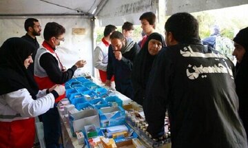 تمهیدات امدادی و لجستیکی جمعیت هلال احمر مازندران ویژه اربعین