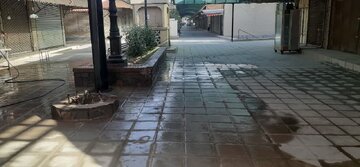 ساماندهی و کفسازی بخشهایی از بازار تاریخی کرمان توسط شهرداری منطقه ۵