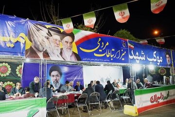 ۱۰۰ موکب کرمانی در تهران مستقر شد/ پیشبینی ظرفیت اسکان روزانه ۵۰ هزار زائر امام شهید