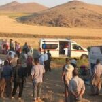 ۲۱ مصدوم در حادثه واژگونی مینیبوس در جاده خاتون مهاباد