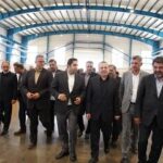 بازدید استاندار قزوین از سه واحد صنعتی در شهرک کاسپین