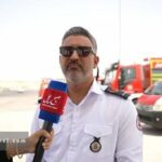 برگزاری دوره بین‌المللی مدرسی غواصی آتش‌نشانان شیراز در بندرعباس