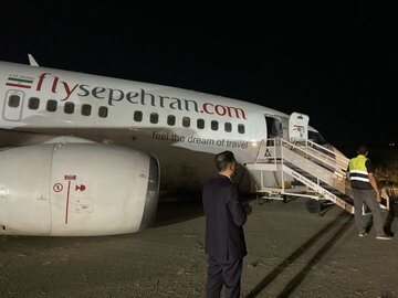 خروج هواپیمای از باند فرودگاه مشهد/ مسافران در سلامت هستند