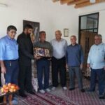 دیدار مسئولان مجتمع مس سرچشمه با خانواده شهید و جانبازان در رابر