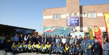 مانور سراسری مهتاب در استان سمنان برپا شد