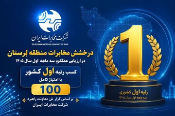 مخابرات لرستان الگوی عملکرد برتر در کشور شد / کسب نشان نخست ارزیابی عملکرد به لرستان رسید