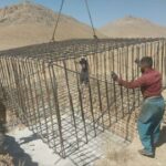 اجرای فونداسیون ۱۰ سازه فرهنگی در ورودی استان چهارمحال وبختیاری  برای کنگره ملی شهدا