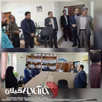 بازدید رئیس کل دادگستری گیلان از حوزه های قضایی کیاشهر و خشکبیجار