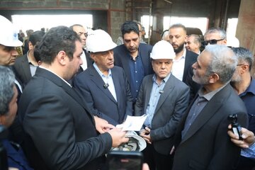 بازدید معاون اجرایی رییس جمهور از پروژه بیمارستان ۲۲۰ تختخوابی در خدابنده