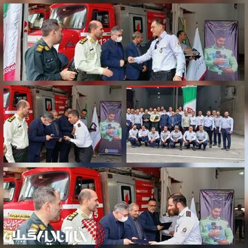 فرماندار صومعهسرا در آیین تجلیل از آتشنشانان: ایثار و فداکاری، شاخصه اصلی خدمترسانی آتشنشانان است