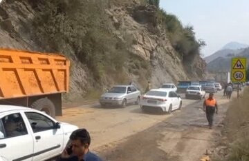 محور هراز در محدوده آباسک بازگشایی شد
