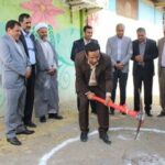 کلنگ‌زنی ۸ واحد تجاری در دبستان شهید جبالبارزی عنبرآباد با اعتبار ۴ میلیارد تومان