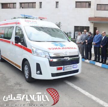 ۶ آمبولانس جدید وارد ناوگان اورژانس گیلان شد
