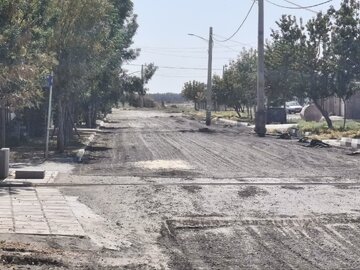 آسفالت‌ریزی در معابر روستاهای «سعدآباد املاک» و «حسین‌آباد دفتری»