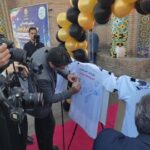 استقبال مدیرعامل شرکت توزیع برق استان سمنان از سفیر همدلی صنعت برق