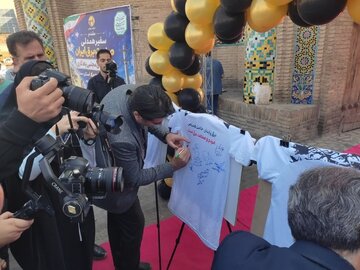 استقبال مدیرعامل شرکت توزیع برق استان سمنان از سفیر همدلی صنعت برق