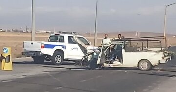 مرگ هولناک ۲نفر در تصادفات جاده‌ای قزوین