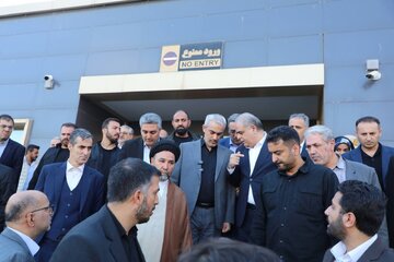 وعده وزیر اقتصاد در مرز سرو برای انتقال مشکلات این پایانه به دولت