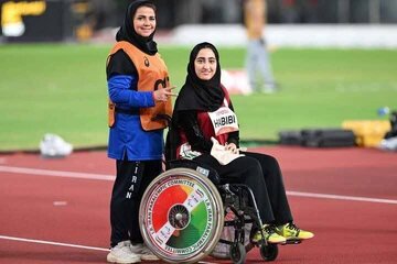 پرستو حبیبی نقره پارا دوومیدانی آسیا را به رباط‌کریم آورد