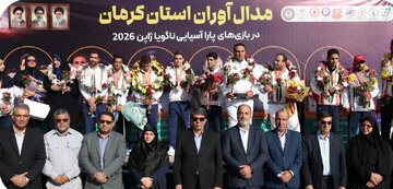 کاروان ۱۵ نفره کرمان با ۱۲ مدال از ناگویا برگشت