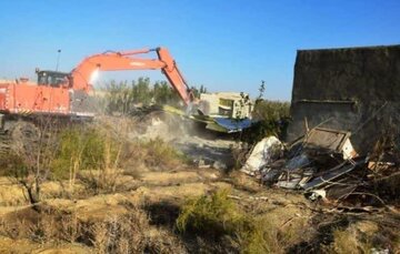 ۶۲ ساختوساز غیرمجاز در چهاردانگه تخریب شد؛ آزادسازی ۴۵ هزار مترمربع زمین کشاورزی